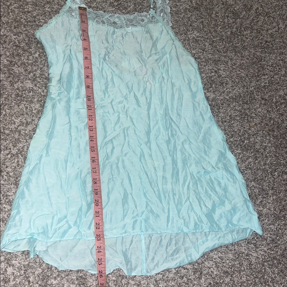 Victoria's Secret Light Blue Chemise 16% silk - Picture 4 of 9